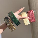 Square Marbling Acrylic Fashion Bangles