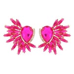 Chic Starburst Crystal Fashion Earrings