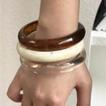 Minimalist Frost Round Bangles