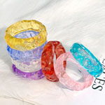Ripple-Textured Colored Fashion Bracelets