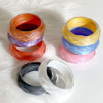 Glittery Acrylic Fashion Bangles