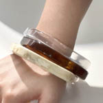 Minimalist Frost Square Bangles