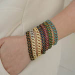 Chunky Metal Cuban Chain Bracelet
