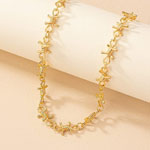 Hip-Hop Metal Thorns Necklace