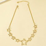 Hollow Star Charm Necklace