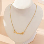 Forever Mama's Initials Letter Necklace