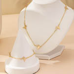 Mini Butterfly Charm Jewelry Set