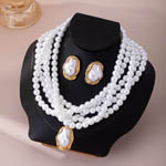 Layered Immitation Pearl Jewelry Set