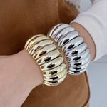 Geometrical Metal Charm Bracelets