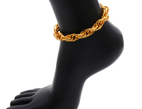 Gold Mesh Chain Anlet